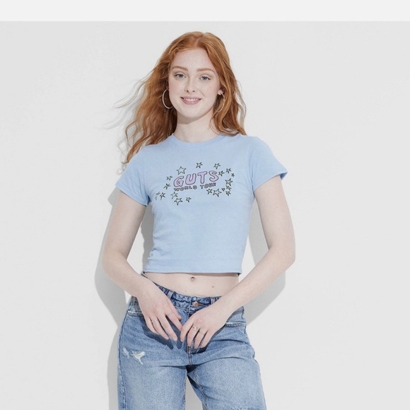 Olivia Rodrigo Guts Short Sleeve Graphic Baby T Shirt - Picture 1 of 2